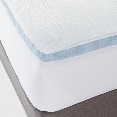 Full 2" Cooling Gel Mattress Topper White  - Made By Design™