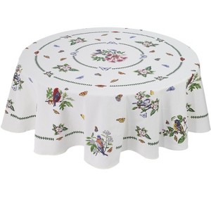 Avanti Linens Botanic Birds 70" Round Tablecloth - Multicolored - 1 of 1