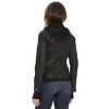Women's Girl Next Door Vegan Leather Hooded Jacket - Coalition LA - 2 of 3