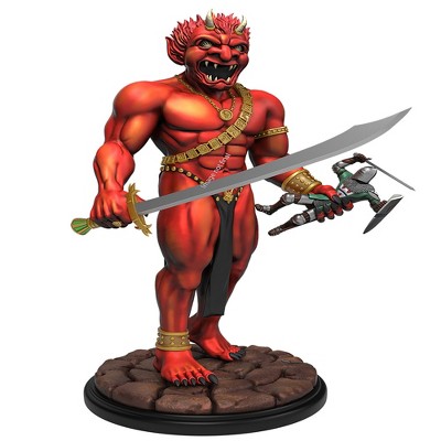 Dungeons & Dragons Efreeti Red Resin Statue with Knight