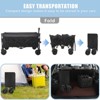 BEAFUP Heavy-Duty Foldable Utility Wagon with 480lbs Capacity & 7 All-Terrain Wheels,Collapsible Storage Cart for Camping, Beach,Outdoor - 4 of 4