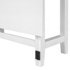 NicBex Dining Table Kitchen Table Farmhouse Wood Extendable Dining Table with Drop Leaf for Dining Room, White - 2 of 4