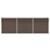 VidaXL Garden Raised Bed Galvanized Steel 94.5 in.x15.7 in.x30.3 in. Brown - 2 of 4