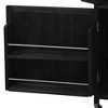 Kumasinova 53.3" Outdoor Kitchen Island on Wheels,Grill Cart with Raised Shelf&Stainless Steel Top,Rolling Cart with Internal Storage Rack for Patio - 4 of 4