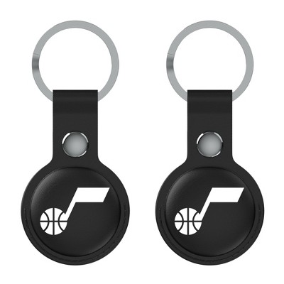 Keyscaper NBA Western Conference Teams Insignia Black Airtag Holder 2-Pack