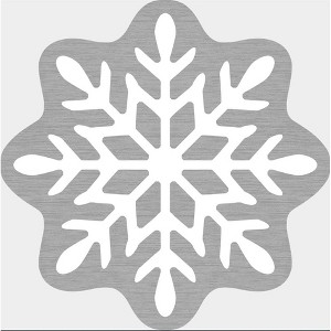Nasitip Christmas Rugs Washable Snowflakes Pattern Non Slip Low Pile Rugs for Living Room Bedroom Festival Decor Rug - 1 of 1