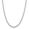Black Bow Jewelry 4.3mm, 14k White Gold Hollow Wheat Chain Necklace - 3 of 4