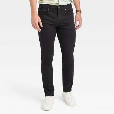 Men's Skinny Fit Jeans - Goodfellow & Co™ Black 29x30 : Target