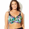 Swimsuits for All Women's Plus Size Crochet Bra Sized Underwire Bikini Top - image 4 of 4