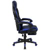 Emma and Oliver Ergonomic Gaming Chair -Recline Back/Arms, Footrest, Massaging Lumbar - 3 of 4