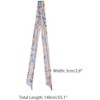 Elerevyo Women's Floral Chiffon Lightweight Skinny Neck Scarf Neckerchief - 3 of 4
