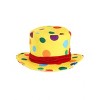 HalloweenCostumes.com One Size   Adult Yellow Clown Top Hat Halloween Costume Accessory, Yellow/Green/Red - 3 of 4