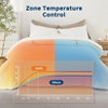 COZONY Ultra-Soft Striped Faux Rabbit Fur Blanket, 4 Warmth Levels, 10-Hour Timer, Safety Certified - 4 of 4