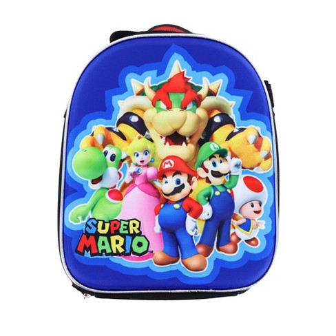 Kawaii Mario Super Mario Lunch Bag Primary and Secondary School Camping  Insulated Meal Bag Handbag Storage