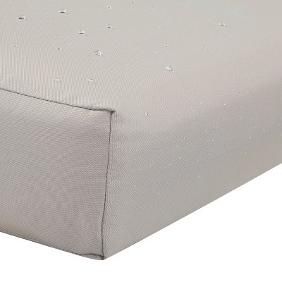 Ravenna Luxe Mushroom Beige Outdoor Loveseat Cushion