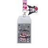 Kuromi Cherries & Cookies 22-Inch Lanyard With Kuromi Charm and Clear ID Sleeve - 2 of 4