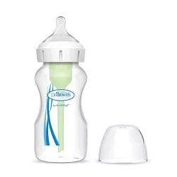 Dr. Brown's Natural Flow Anti-Colic Options+ Wide-Neck Baby Bottle 0m+ - 9oz