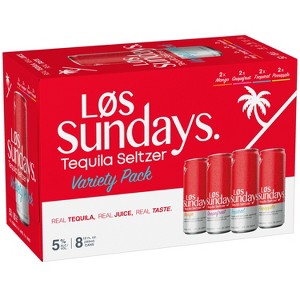 Los Sundays Tequila Variety - 8pk/355ml Cans - 1 of 4