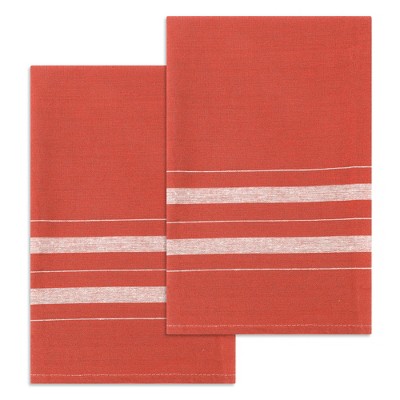 Unique Bargains Cotton Absorbent Soft Stripe Kitchen Towels 18" x 28"