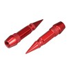 Unique Bargains Wheel Valve Cap Extension Tire Stem Valve Caps Extender Dustproof Waterproof for Auto Aluminum Alloy 4 Pcs - 4 of 4