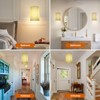 CityFurn 2-Light Cylinder Pendant Light with Crystal Glass - 4 of 4