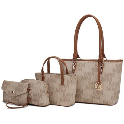 MKF Collection Alexy M Signature Tote Purse Handbag Women’s Set Vegan Leather by Mia K.