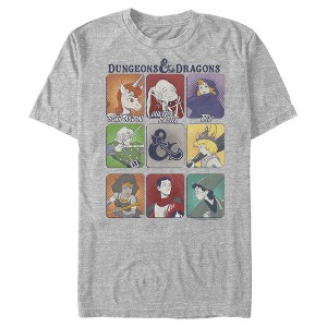 Men's Dungeons & Dragons Cartoon Character Panels T-Shirt - 1 of 4