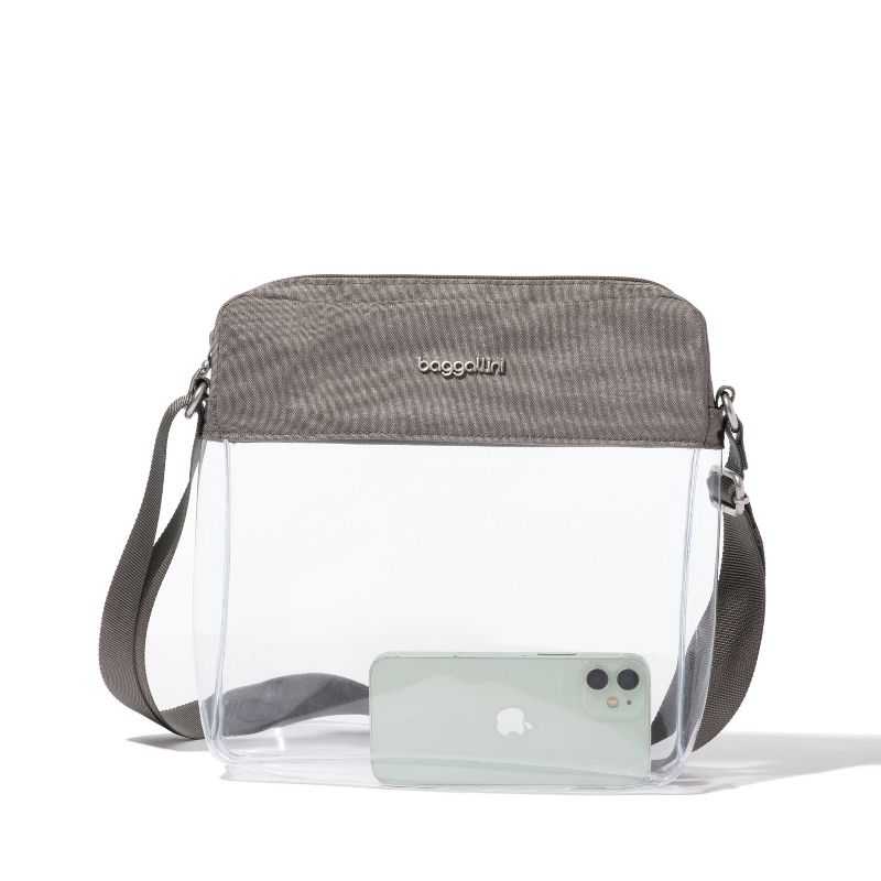 baggallini Women's Clear Stadium Crossbody Bag for Sports, Concerts, & Festival Events, 5 of 6
