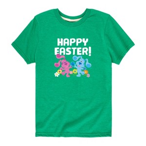 Boys' - Blue's Clues & You! - Easter with Blue Short Sleeve Graphic T-Shirt - 1 of 3