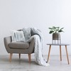 Stupell Industries Abstract Brushed Rainfall Contemporary Blue Lines Indoor Decorative Throw Pillow, 18 x 18 - 3 of 3