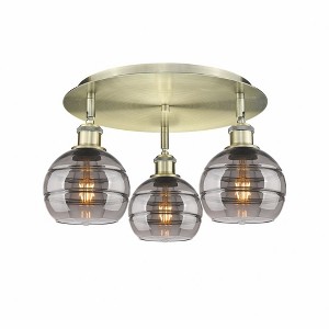 Rochester - 3 Light Flush Mount In Industrial Style-8.88 Inches Tall and 17.63 Inches Wide - 1 of 1