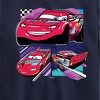 Boys' - Cars - Lightning Mcqueen Finish Line Graphic Long Sleeve Fleece Sweatshirt - 2 of 4