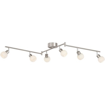 Pro Track® Globe 6-Light LED Track Kit in Satin Nickel