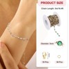 Unique Bargains Copper Jewelry Making Lobster Clap Rhinestone Chain 16.4ft 1 Roll - 2 of 4