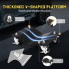Car Dolly Set of 2, 5000 LBS Capacity Wheel Dolly, Heavy Duty Vehicle Dolly for Moving Car with 2.5 Inch Nylon Wheels, Bolts Resist Tire Wear - 4 of 4