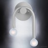Urban Ambiance Luxury Mid-Century Modern Wall Sconce,  10''H x 6''W,  Brushed Nickel Finish, ULB2213 - 3 of 4