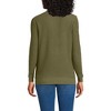 Lands' End Women's Long Sleeve Waffle Quarter Zip Pullover - 2 of 4