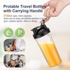 Itopfox Smoothie Blender, 900W Personal Blender for Shakes and Smoothies with 2 No-BPA 22oz Cups, Single Serve Mixer for Juices and Nutritious Recipe - 4 of 4