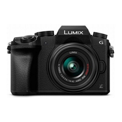 Panasonic LUMIX G7 Mirrorless Camera with 14-42mm f/3.5-5.6 Lens (Black)