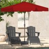 Hyleory Versatile 11ft Octagonal Center Pole Patio Umbrella - Adjustable Shade - 2 of 4