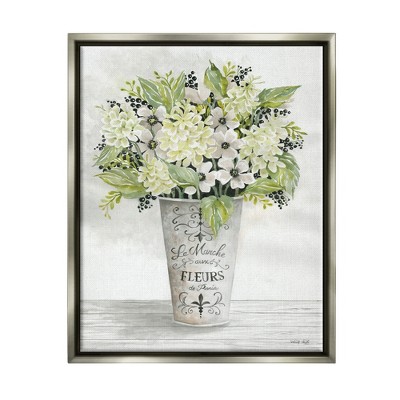 Stupell Industries French Floral Greenery Bouquet Parisian Charm Flowers