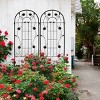 Metal Garden Trellis for Plants,86"x19" Rustproof Climbing Plant Support,Decorative Outdoor Flower Trellis,Sturdy Plant Frame-Coolbibila - 2 of 4