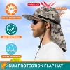SUN CUBE Sun Hat for Men, Wide Brim Fishing Hat Neck Flap Cover Men, Women, Hiking, Camping, Sun Protection UV, Gardening - 3 of 4