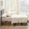 Full Size Velvet Upholstered Platform Bed Frame,Button Tufted Headboard & Footboard, Strong Metal Slats Support, No Box Spring Needed,Easy Assembly - 2 of 4