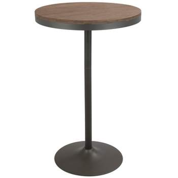 Dakota Industrial Adjustable Bar Height Table - LumiSource