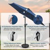 Maggift 7.5 ft Patio Umbrella with Crank Handle and UV Protection for Outdoor Use, Blue, 89.76"*89.76"*96.46" - 3 of 4