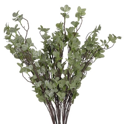 Unique Bargains Home Greenery Plastic Artificial Plants 40" 10 Pcs