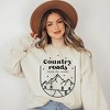 Simply Sage Market Women's Graphic Sweatshirt Country Roads Mountains - 2 of 3
