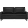 vidaXL 2-Seater Sofa Black 55.1 in. Faux Leather - 3 of 4