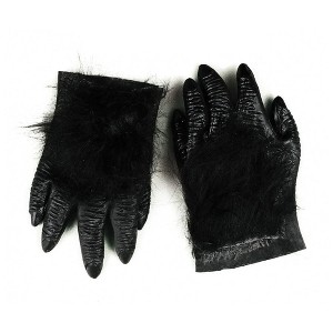 Forum Novelties Hairy Black Adult Costume Hands - 1 of 3